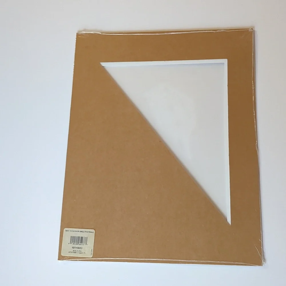 Designer Mat 8 x 10 Football Textured For 11 x 14 Frame Pigskin Design New